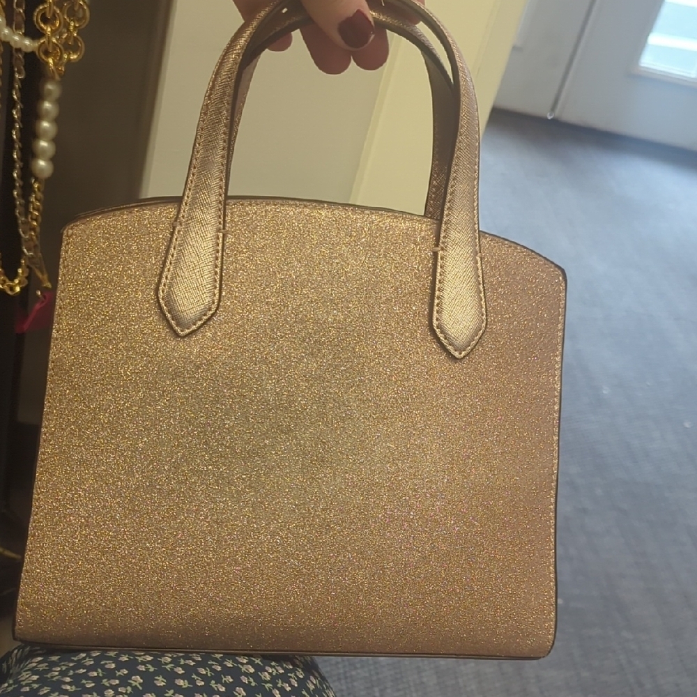 Kate Spade Gold Satchel with Luxurious Finish - Picture 3 of 9